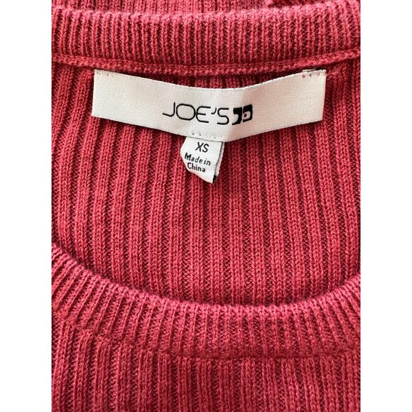 New JOE’S Women's Slate Rose Puff Sleeve Ribbed Top Size XS - Picture 6 of 8